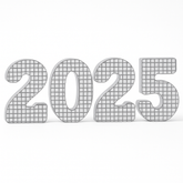 2025 Mirrored Letter Table Centerpiece for New Year's Eve